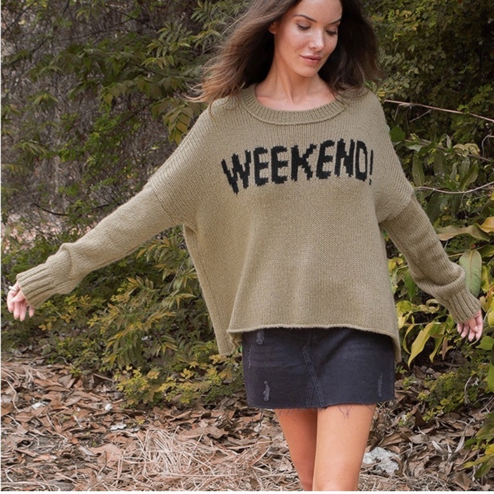 Wooden ships weekend sweater